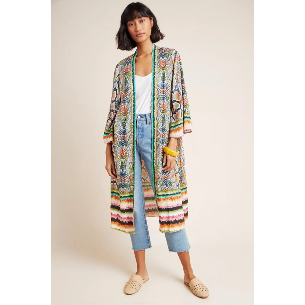 Anthropologie Bl-nk Annette Duster Kimono - One Size